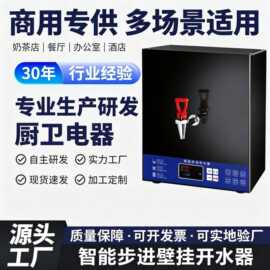 商用壁挂式开水器工厂过滤直饮水机校园开水机玻璃数控烧水器跨境
