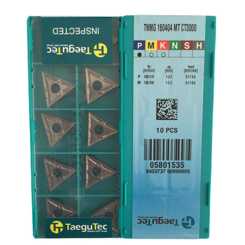 原装特固克数控车削刀头TNMG160404MT CT3000三角形金属陶瓷刀片