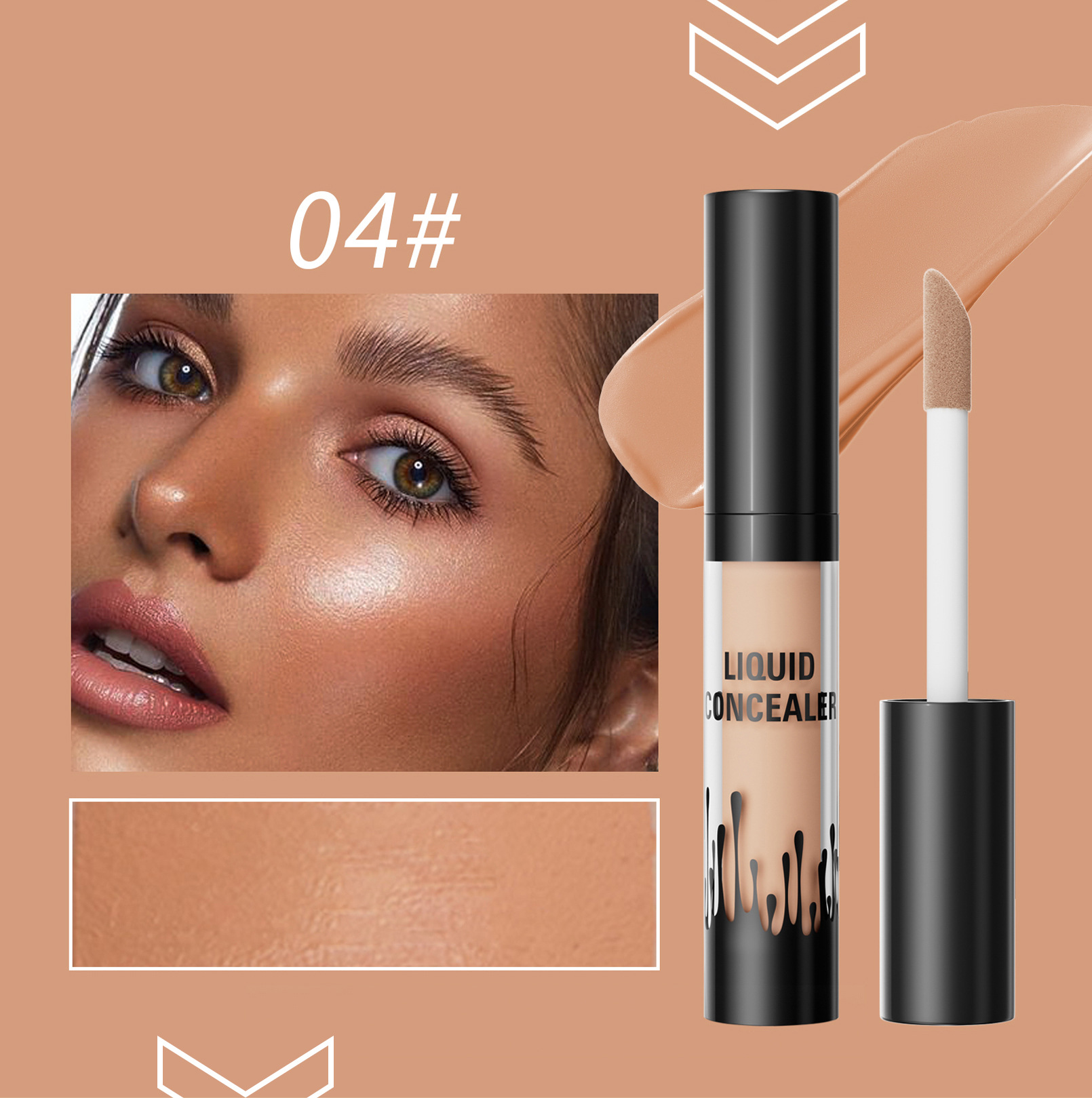 Hellokiss Cross-border Natural Blemish and Acne Mark Concealer is waterproof, sweat-resistant, light and snug, and suitable for tattoo concealer undefined