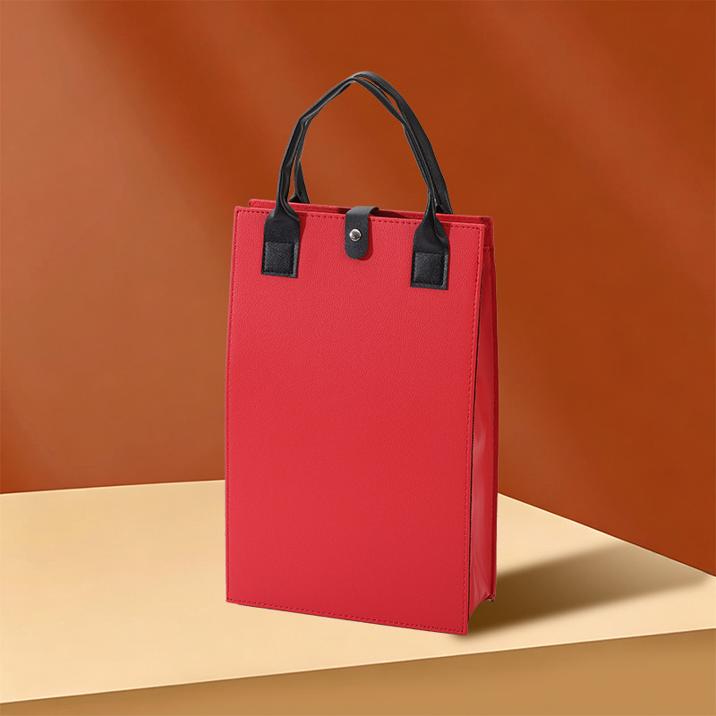 Caja de Regalo para Vino de 2 Botellas de Material Compuesto para Regalo image 7