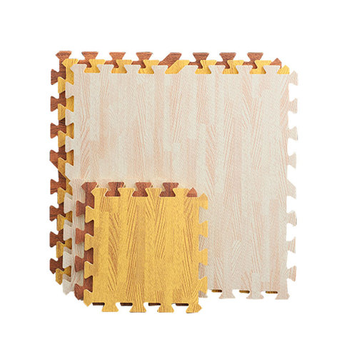 Wood grain foam mat bedroom living room floor mat children's crawling mat thickening baby crawling mat splicing 