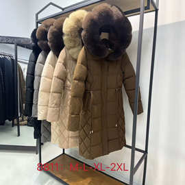 冬新时尚宽松厚外套棉服大毛领羽绒棉服小个子显瘦女棉衣防寒