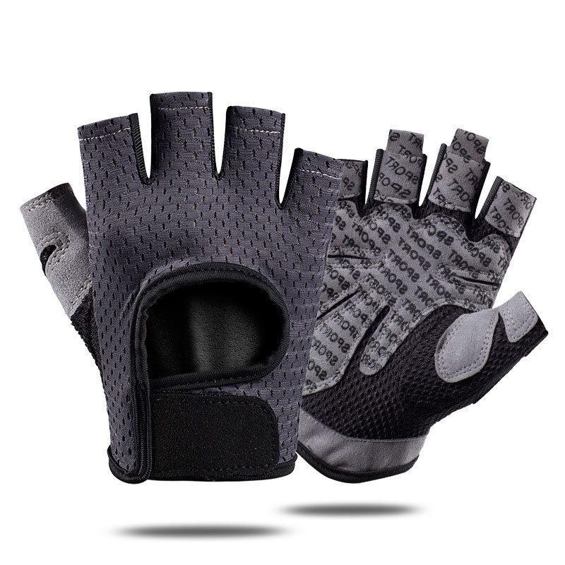 Half-Finger Fitness Gloves Black