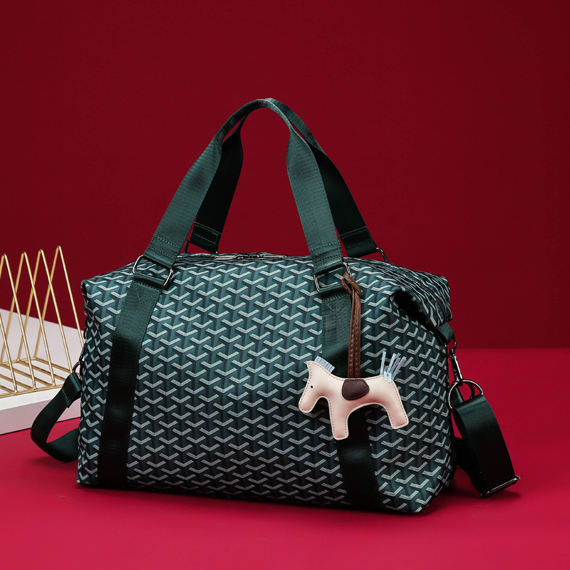 Bolsa de transporte de tela Oxford a prueba de agua, bolsa de viaje corto portátil de gran capacidad, bolsa de ocio deportiva para hombres.