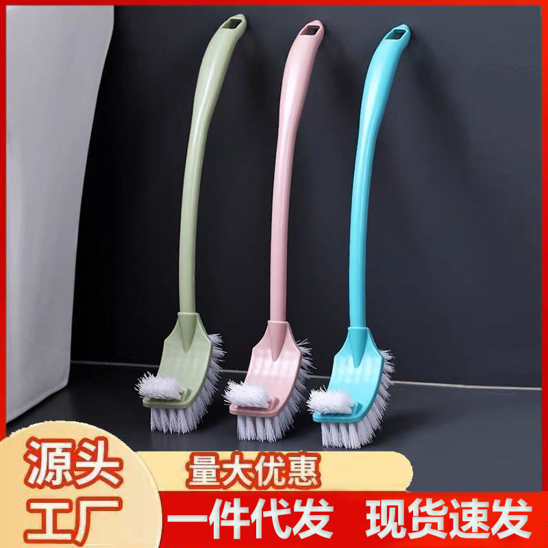 Long-Handled Toilet Brush Set with No Dead Corners, Toilet Cleaning Brush, Bathroom Cleaning Brush, Toilet Cleaning Tool