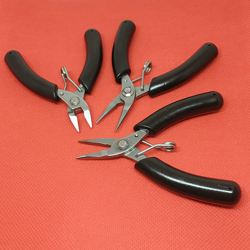 diy handmade Taiwanese pliers multifunctional needle nose pliers round nose pliers handmade diagonal pliers small mini jewelry pliers