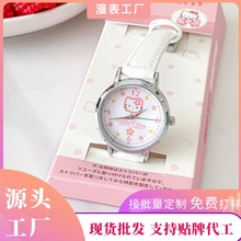 KT新款小清新休闲女士皮带手表批发小红书爆款女百搭学生考试手表