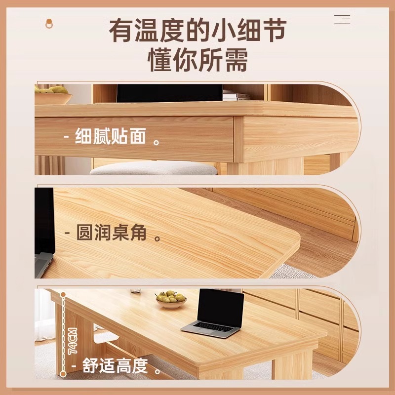 Mesa de té de madera sólida combinación de mesa de mesa doméstica de mesa de mesa grande nueva mesa de té de estilo chino mesa de té de oficina en una mesa de té