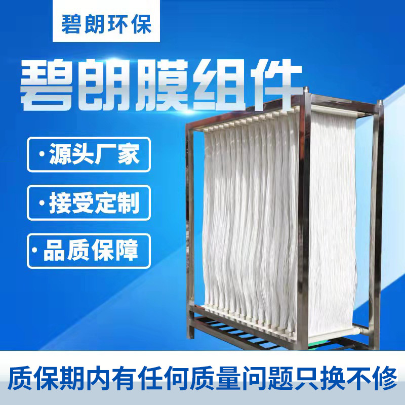 碧朗mbr膜PVDF复合膜浸入式中空纤维帘式膜片mbr膜组件
