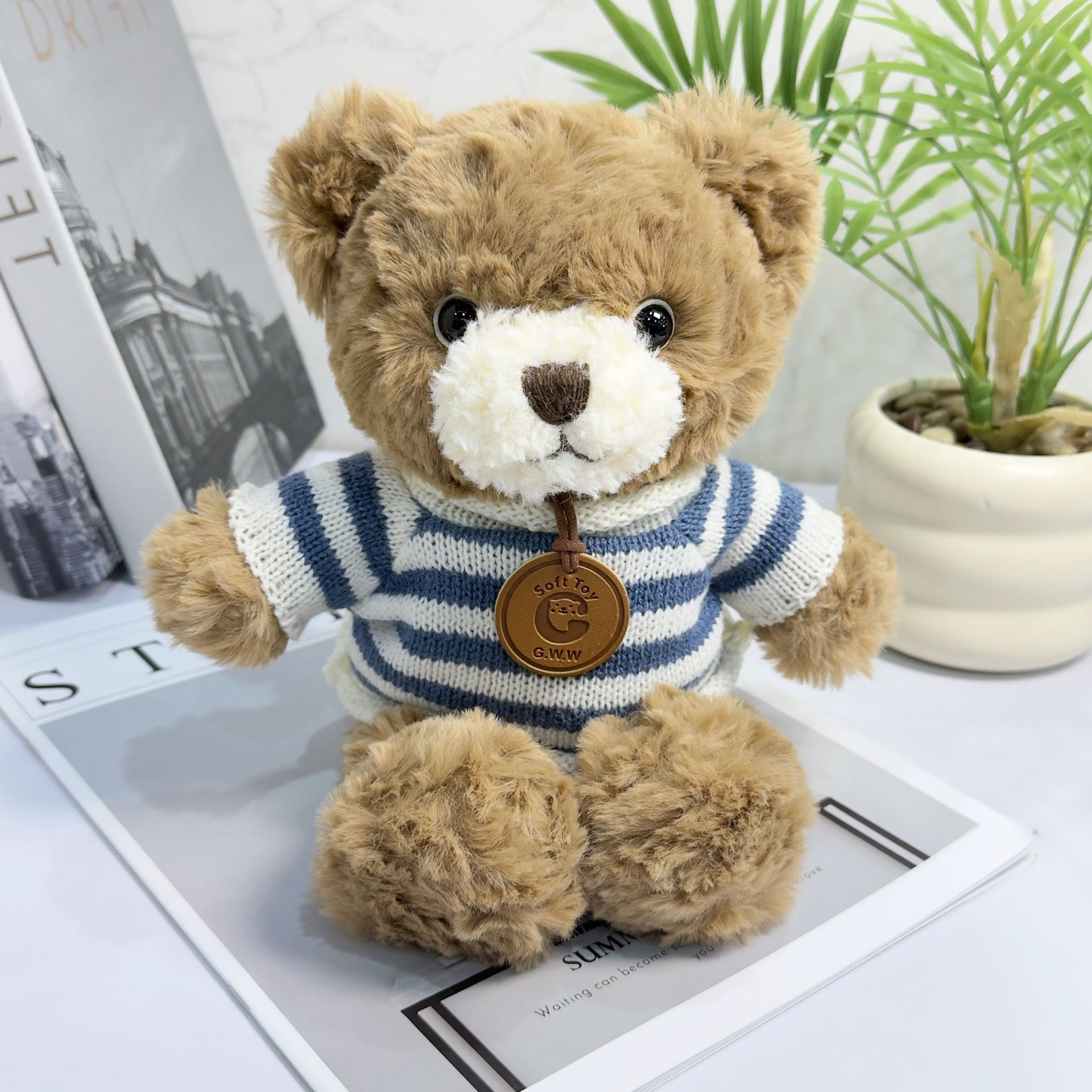 Vestido Teddy Bear suéter Teddy Bear camiseta actividad regalo juguete de peluche impresión LOGO