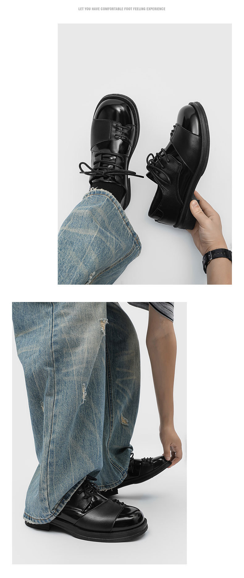 ShoeVault Herren Leder 2025 Neue Casual Herbst Britische Business Formale Hochzeit Square Toe Derby Schuhe_voghion.com