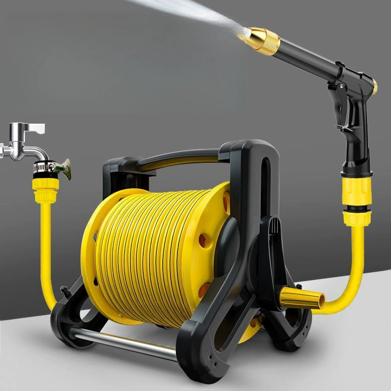 Мощный водяной пистолет для мойки автомобилей, бытовой шланг высокого давления для водопроводной воды, шланг для полива цветов с усилителем для ополаскивания.