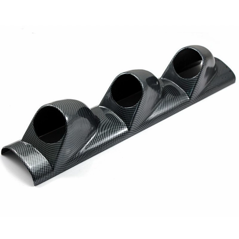 Три отверстия 3 отверстия автомобильное приборное сиденье 60 мм 2,5 дюйма углеродная полоска