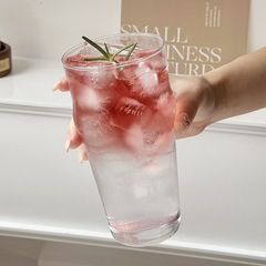 イギリス式ビールグラスinsネットレッドレストラン飲料果茶気泡コップグラスミルクティー氷アメリカコーヒーカップ