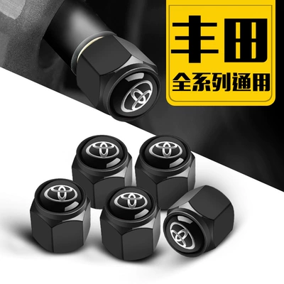 valve cover anti-theft tire core cap - for-toyota-pack-of-5
