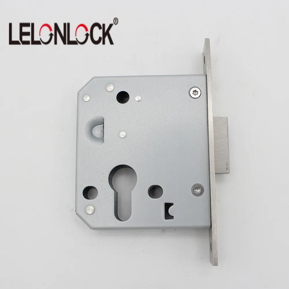 Personalizado estándar europeo 55 una sola lengua tubería cerradura de pozo universal 304 acero inoxidable calefacción cerradura de pozo eléctrica cerradura de paso de fuego