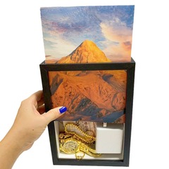 貴重品を保管するための変装フォトフレーム、お金を隠すアーティファクト、プライベートマネー収納ボックス、隠されたものを隠すジュエリーボックス