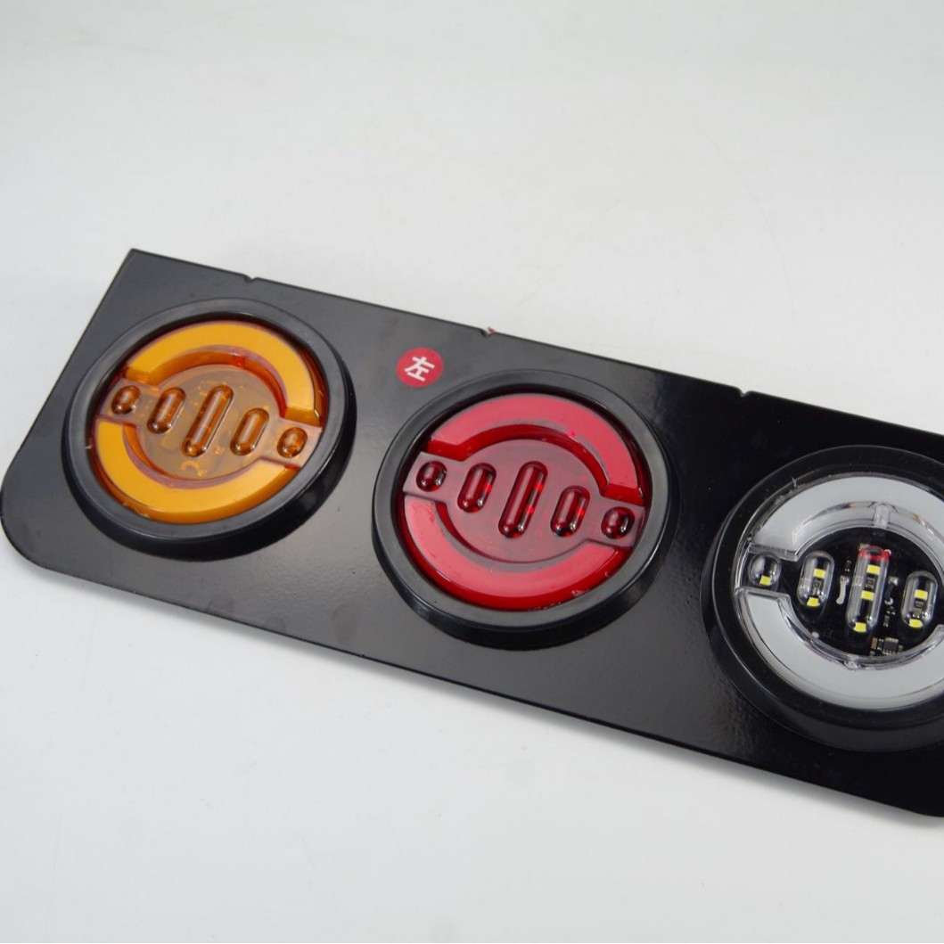 Zhongji tres lámparas de luz de automóvil LED Zhongji luz trasera camión remolque camión LED luz trasera luz freno