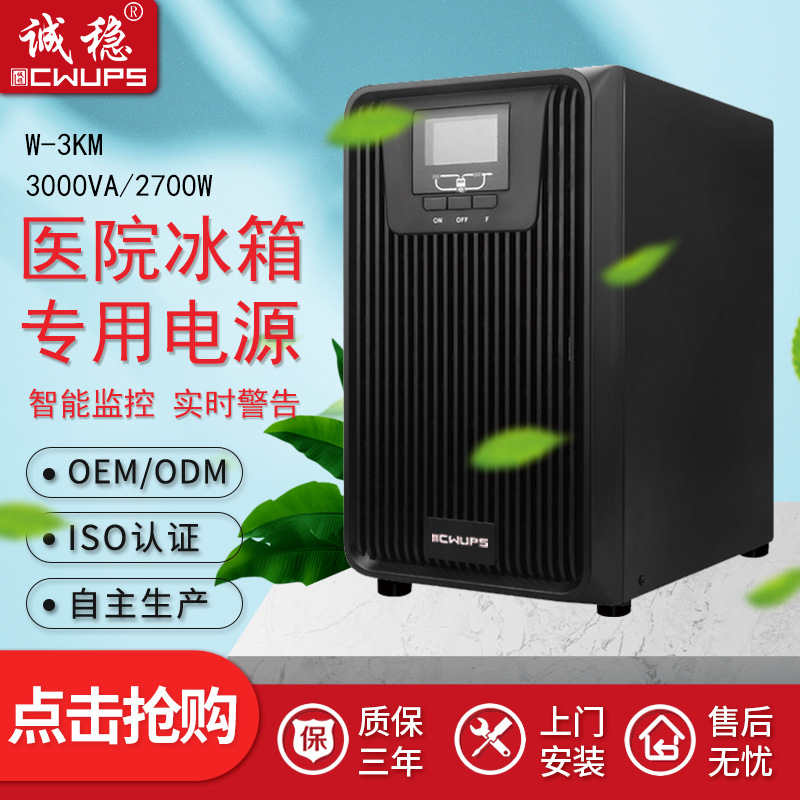 应急ups不间断电源C3K精密仪器医院设备专用UPS电源备用电源2400W