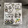 防水立体可爱卡通贴纸