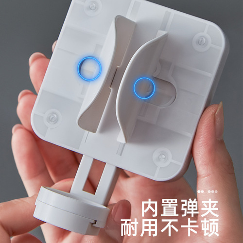 Electric toothbrush holder wall-mounted punch-free storage rack suction wall-mounted storage rack bathroom toothbrush storage rack