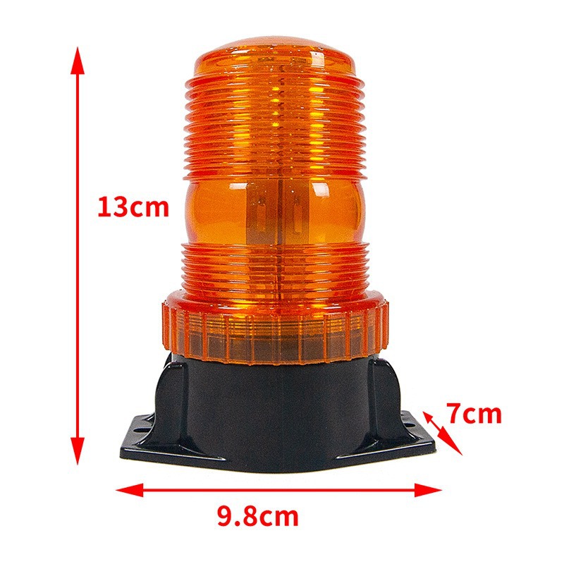 Luz de advertencia de tráfico de autobús escolar luz de advertencia de luz estroboscópica de coche LED universal luz de flash de techo magnético camión de succión magnética