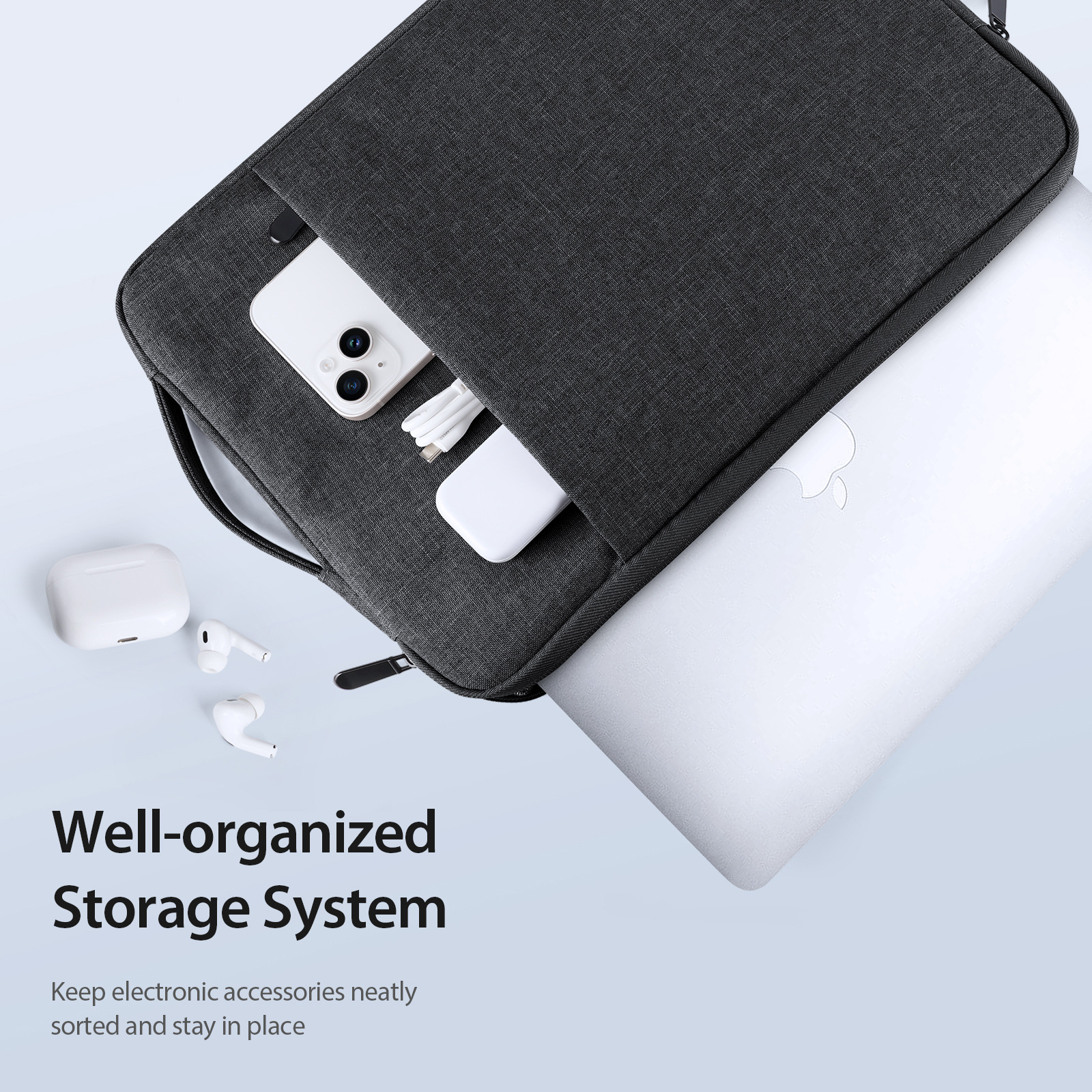 Adecuado para MacBook Portátil Bolsa transfronteriza al por mayor iPad vertical portátil forro bolsa tableta bolsa de almacenamiento