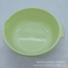 一元新款单耳盆 家用塑料洗菜盆宝宝洗护小号塑料盆 一元百货批发