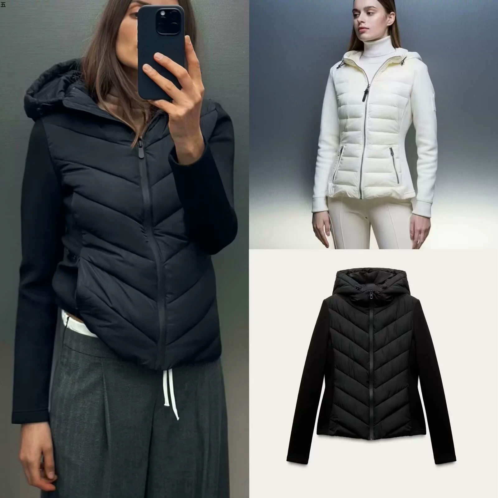 Трансграничная оптовая внешняя торговля женская одежда 2025 осень зима новая европейская и американская мода с капюшоном пиджак Y23165