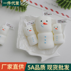 圣诞节小礼品香氛伴手礼生日礼物创意跨境雪人圣诞香薰蜡烛定制