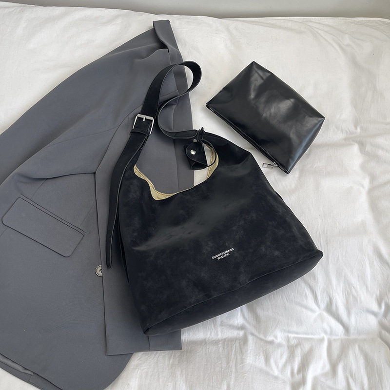 Moda retro axila de seda bolso de hombro para mujeres nuevo estilo simple de viaje de gran capacidad bolsa de mano bolsa de mano universal