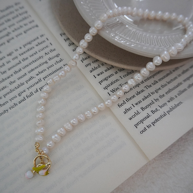 Simple Style Flower Freshwater Pearl Women's Necklace display picture 5