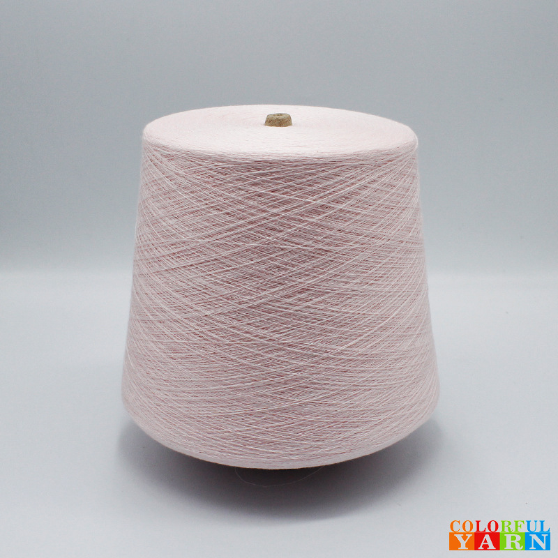 26支粘胶涤纶混纺 凉感麻感透气面料 吸水性能好紧赛纺功能性纱线