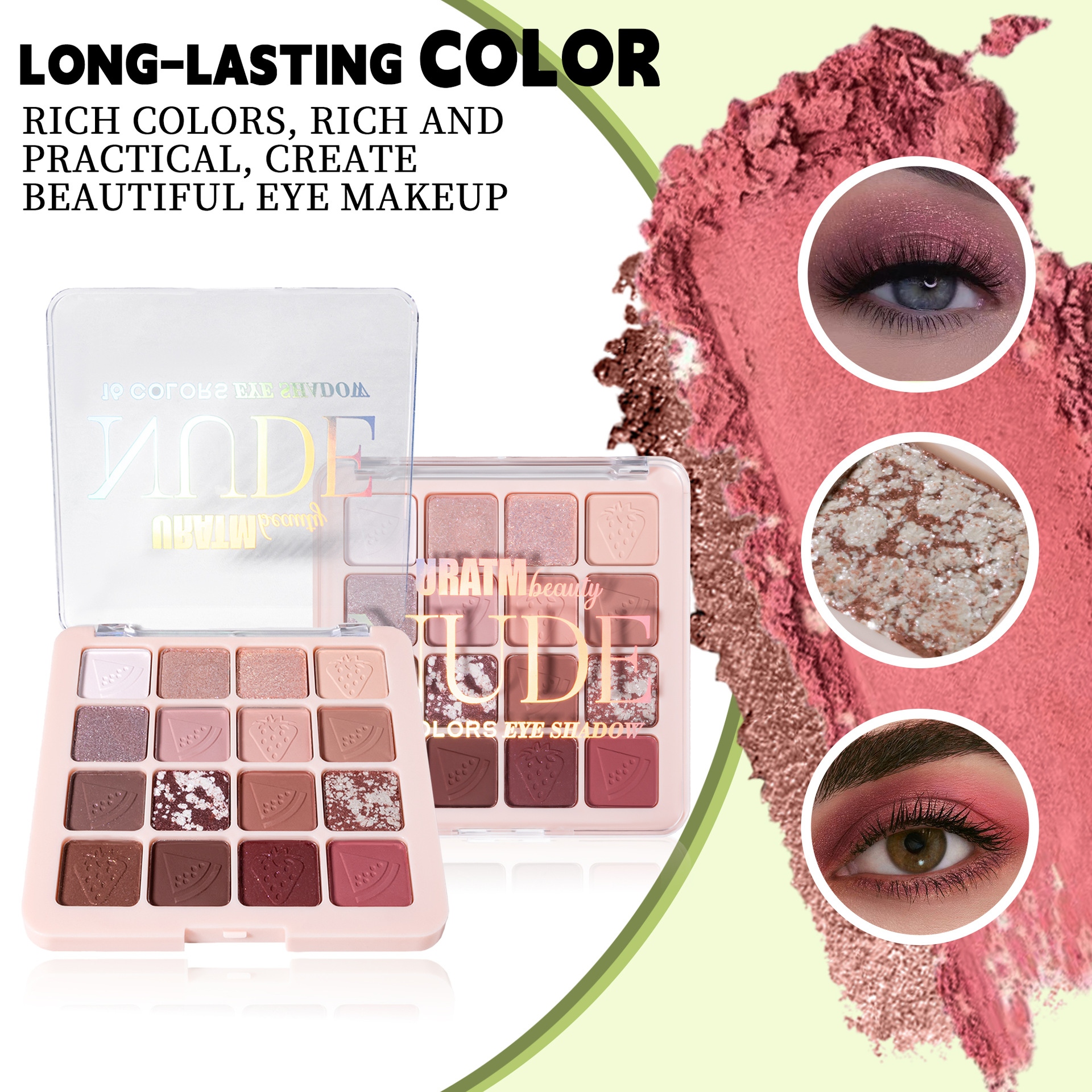 Cross-border bestseller multi-functional all-in-one makeup palette, matte pearlescent eyeshadow, high-gloss contouring all-in-one eyeshadow palette for beauty undefined