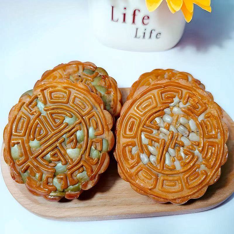 新品坚果大月饼80g果仁月饼批发老式五仁中秋礼品糕点零食|undefined