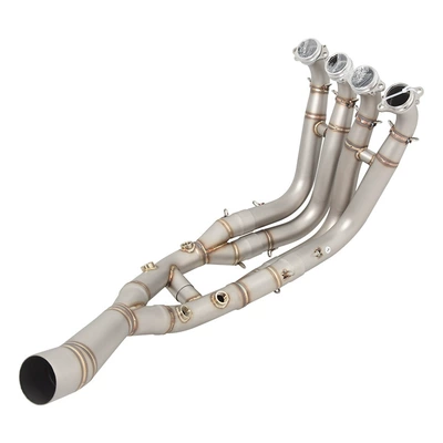 Suitable for Bmw Motorcycle Sports Car M1000Rr Stainless Steel Exhaust Pipe S1000Xr Full Section Front Section 19-25 Years (Exhaust pipe) - r-rr-stainless-steel-front-section