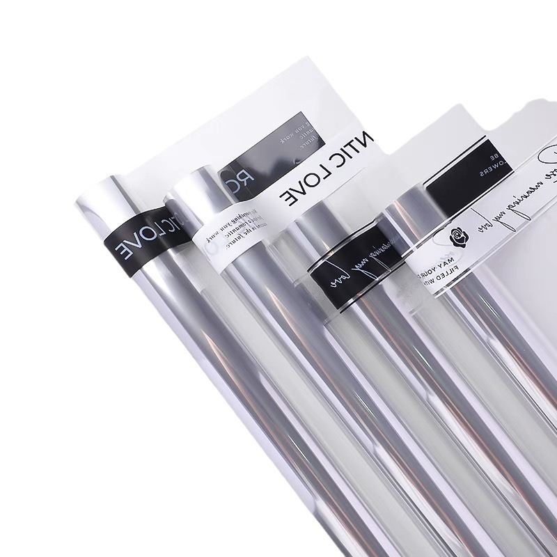 Li Zhi Ran en línea romántico inglésopp impermeable simple papel de vidrio paquete de flores paquete de papel de flores