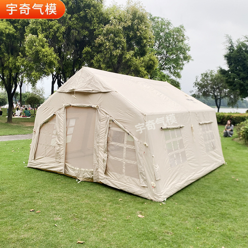 Tienda de campaña al aire libre del parque Tienda de campaña inflable de campamento de vacaciones de turismo portátil grueso al por mayor
