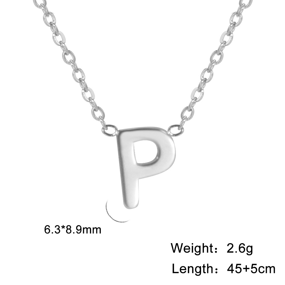 Steel, letter P