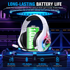 国境を越えた新製品2.4G三型ヘッドセット無線bluetoothヘッドフォンマイクRGB競合ゲームbluetoothヘッドセット