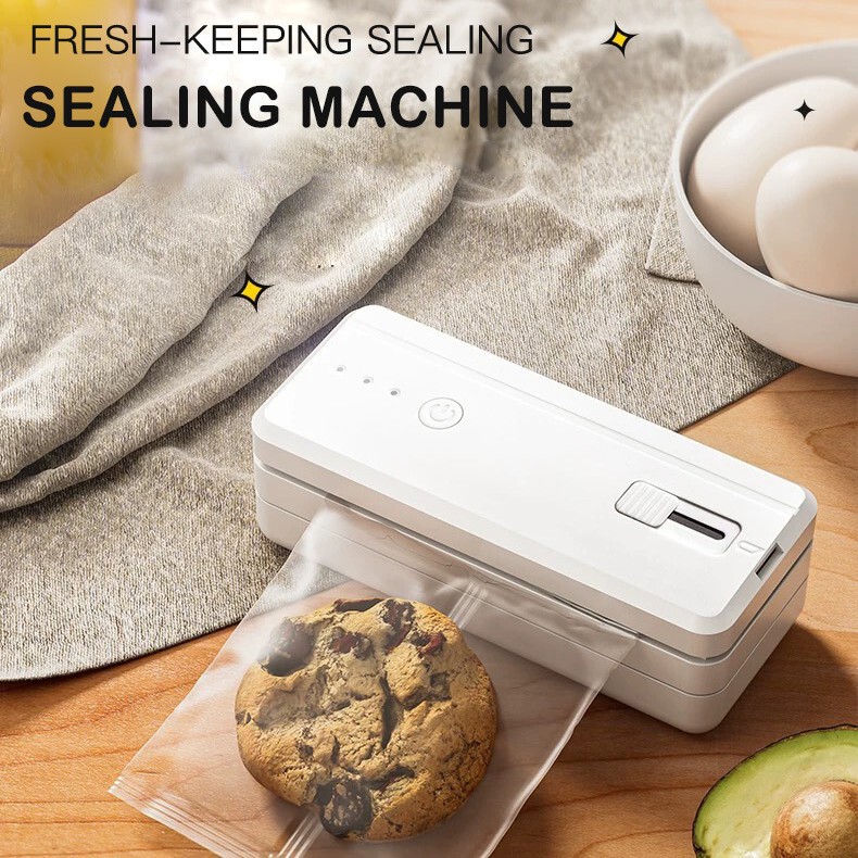 Household Small Sealing Machine Hand Pressure Mini Plastic Sealing Machine Portable Plastic Bag Sealer Snack Food Sealing Machine