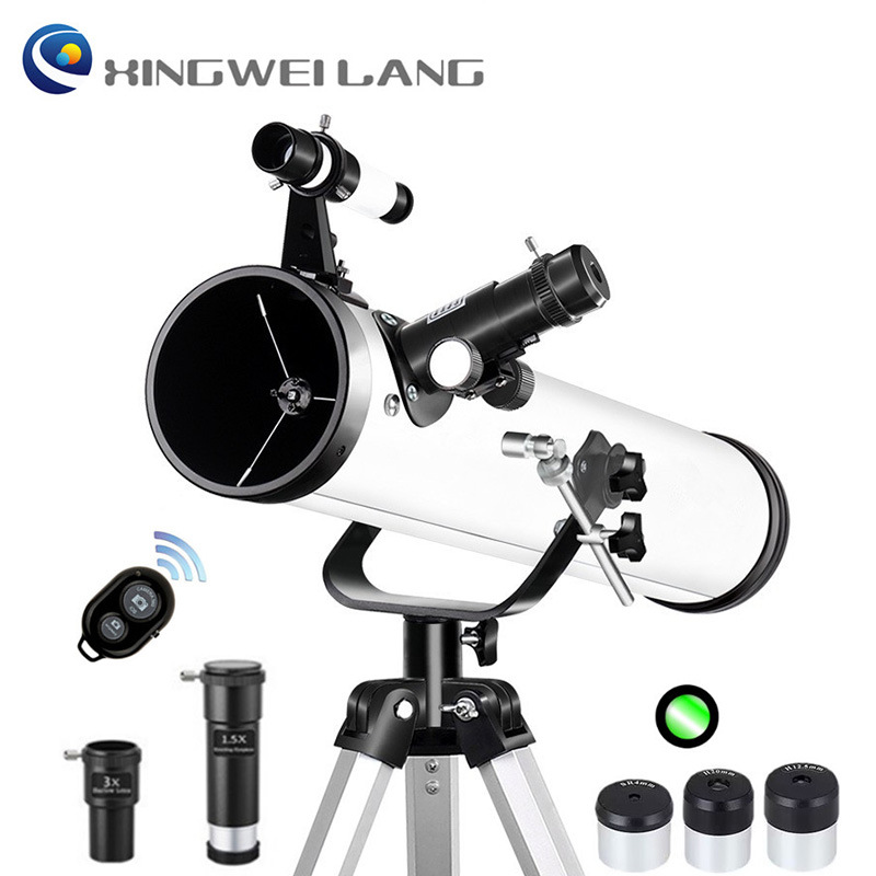 批发F76700M天文望远镜带寻星镜 儿童专业观月高倍高清户外望眼镜