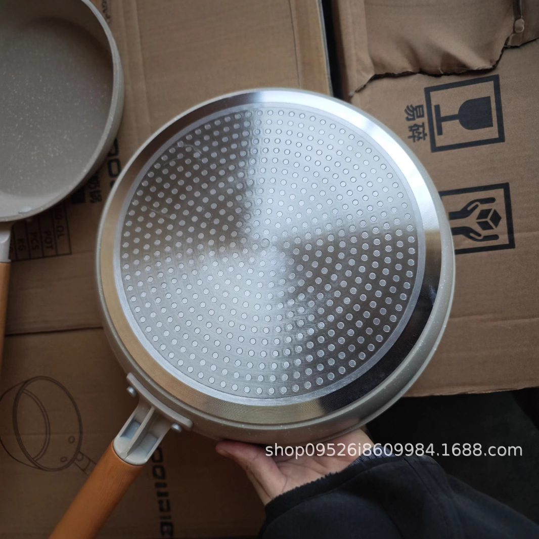 EMOOJOO olla de tortilla transfronteriza sartén antiadherente piedra de maifan más huevo tortilla sartén sartén de desayuno sartén