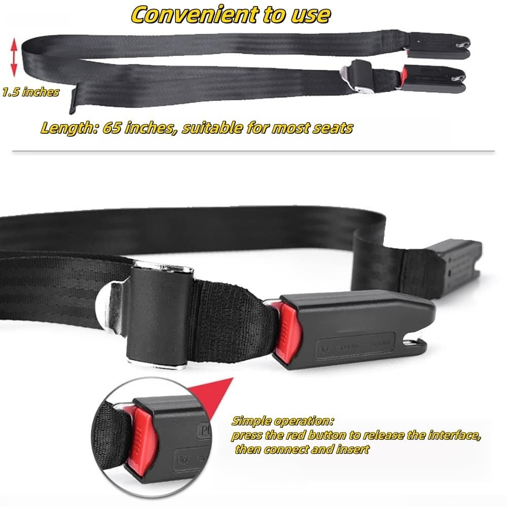 Isofix Child Seat Car Fixing Strap Cover with Latch Interface Accessory Set Fixing Soft Safety Belt Latch