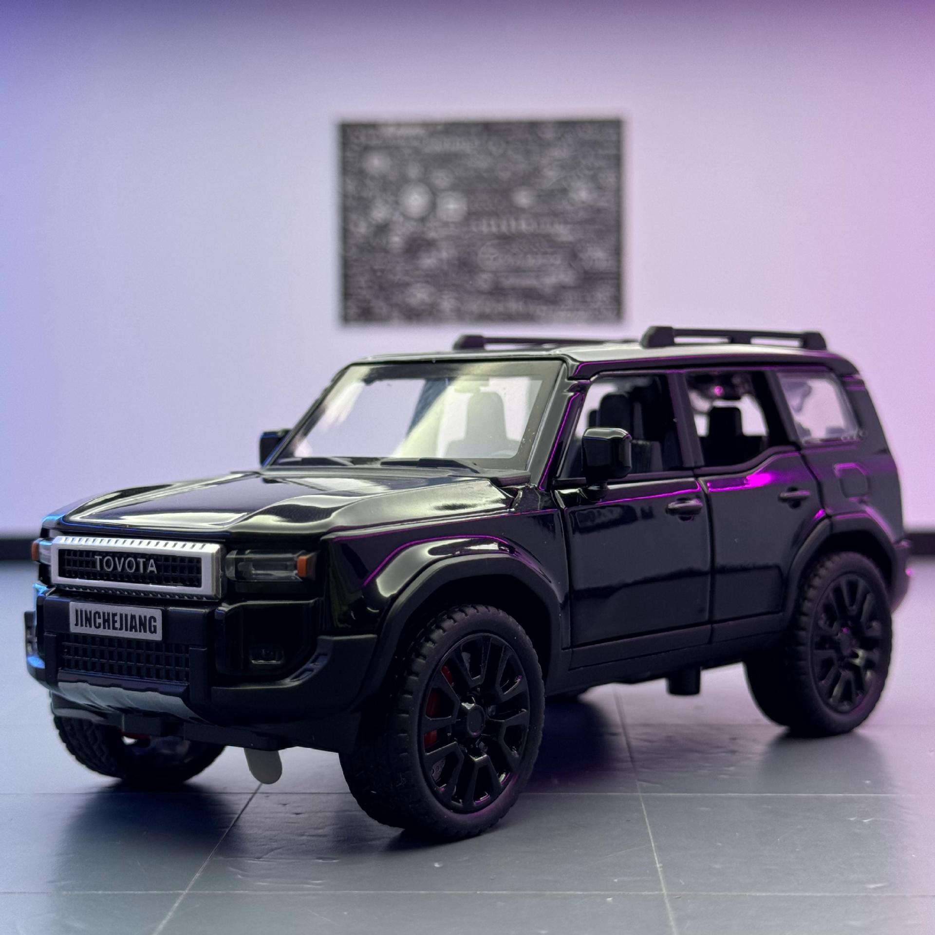 Li Jiaxin Modelo de coche de aleación 1:32 Pula Duo Vehículo todoterreno Luz y sonido atrás Coche de juguete Modelo de sonido Adornos al por mayor