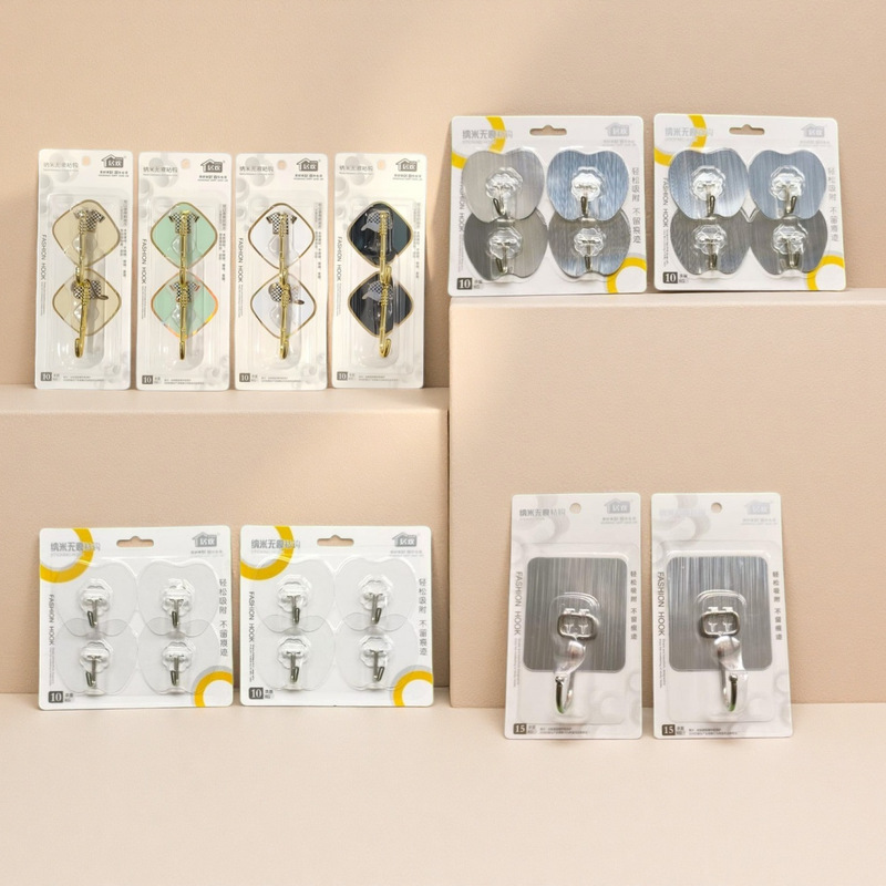 Linyi department store wall hook wholesale seamless hook transparent supermarket hook household seamless hook household sticky Linyi department store wall hook wholesale seamless hook transparent supermarket hook household seamless hook household sticky