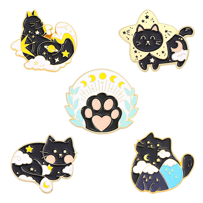 Fashion Cat Alloy Plating Unisex Cartoon Brooches display picture 3