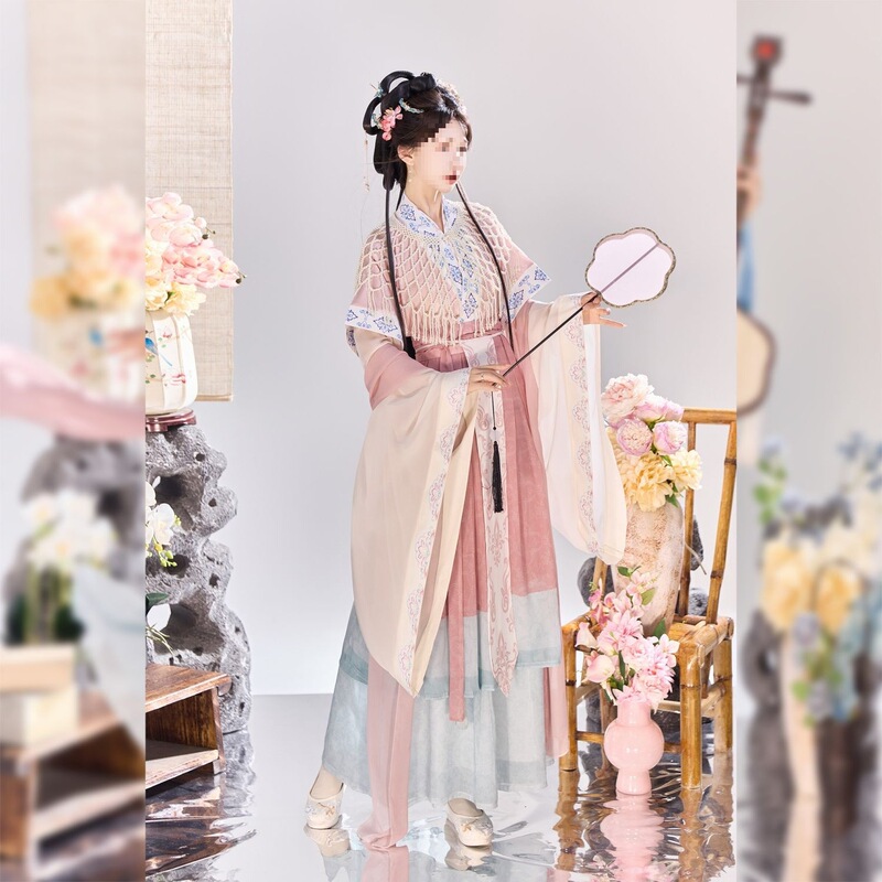 Original [Wanqin] Wei and Jin Dynasty Style Fairy-Like Hanfu for Women, Improved Traditional Clothing, Autumn and Winter Set