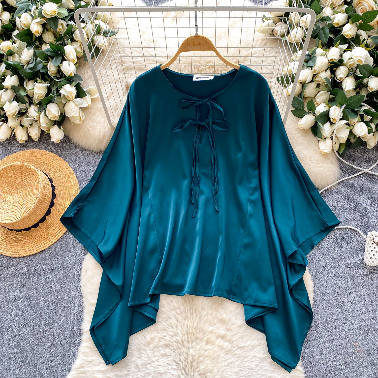 Damen Strickjacke Mit V-ausschnitt Weiter Schnitt Für Büro_voghion.com
