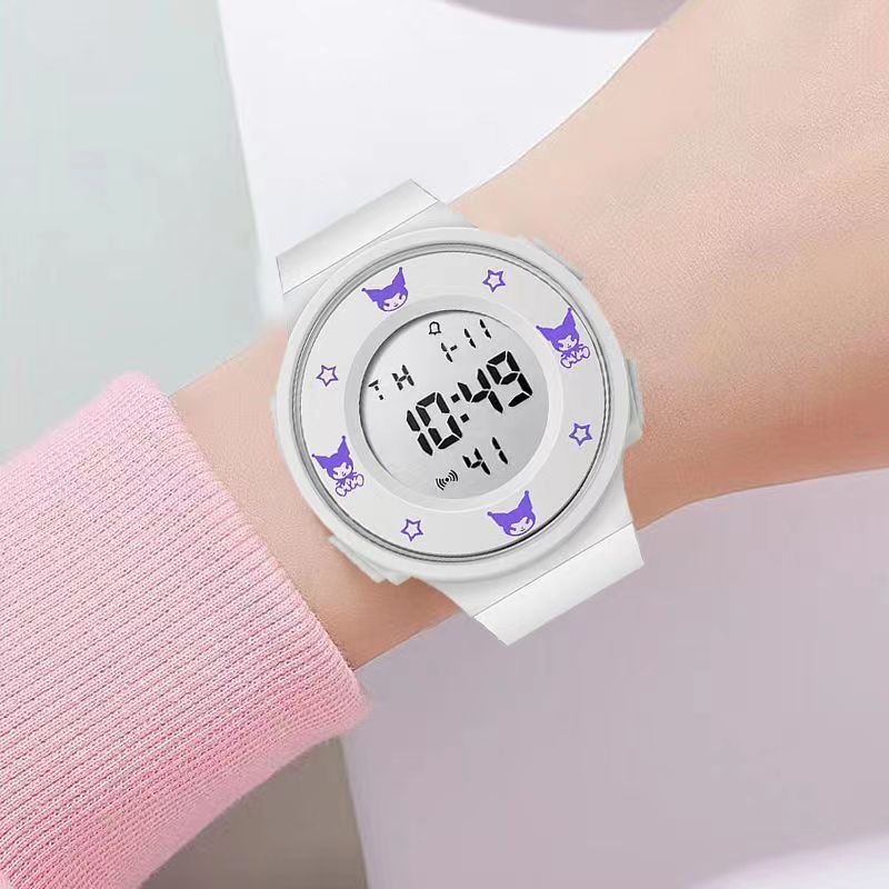 Nueva Pacha perro de dibujos animados reloj lindo creativo de los niños deportes LED reloj electrónico multifuncional estudiante reloj